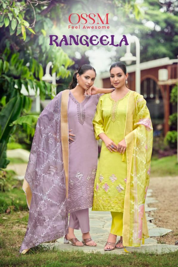 ossm kanganaa roman silk readymade suits online shopping