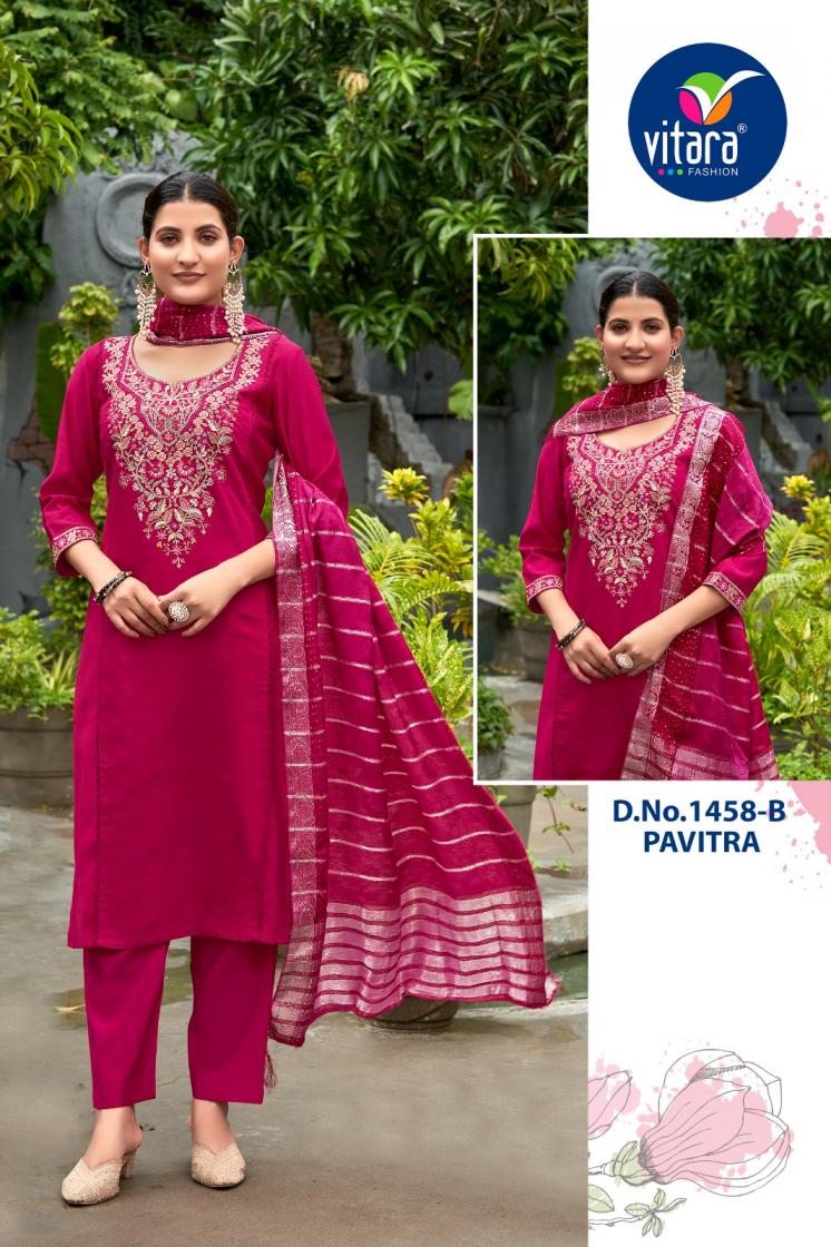 pavitra by vitara fashion vetican readymade unique combo 3pcs dress