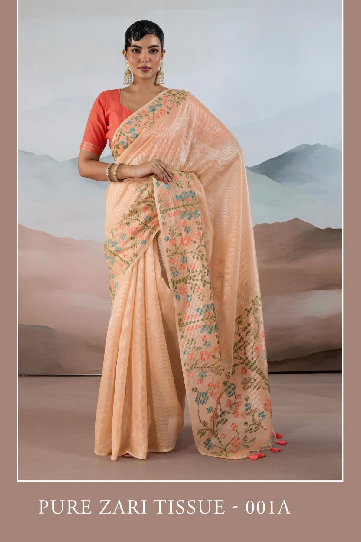 rajtex pure zari tissue handloom brasso weaving shop trendy saree 