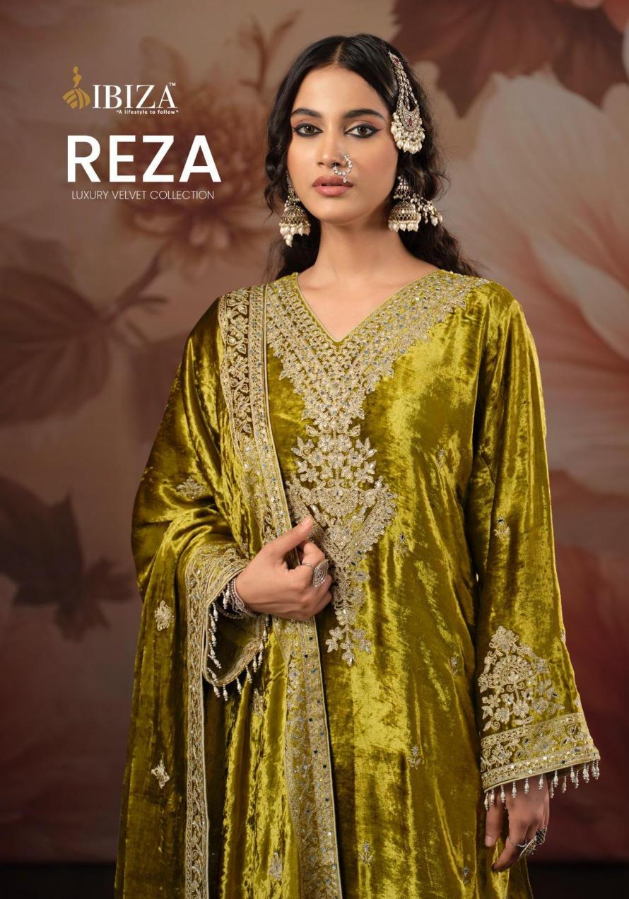 reza by ibiza winter special viscose velvet dress materials online 