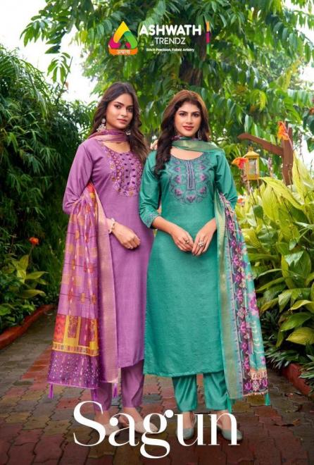 sagun by ashwath star vetican readymade stylish 3pcs dress