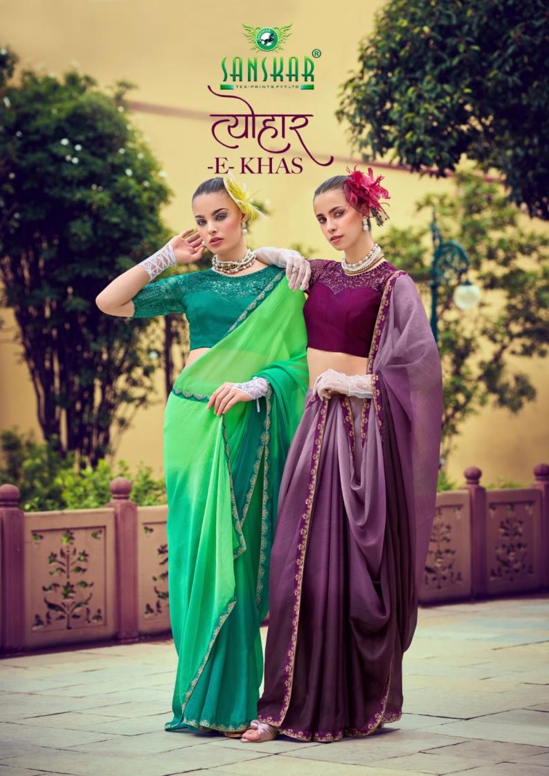 sanskar tex print tyohar e khas tokyo shop trendy sarees 