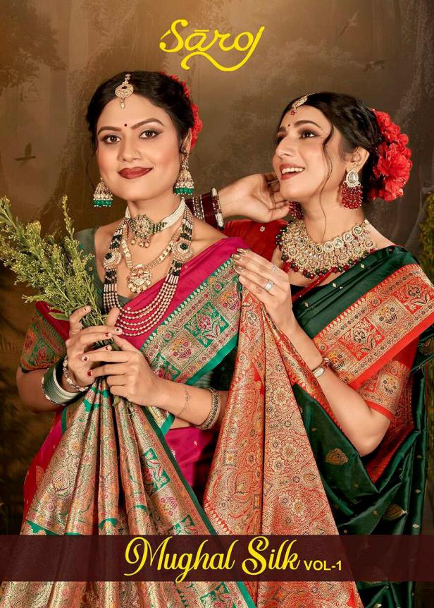 Saroj Mughal Silk vol.1 Royal silk saree