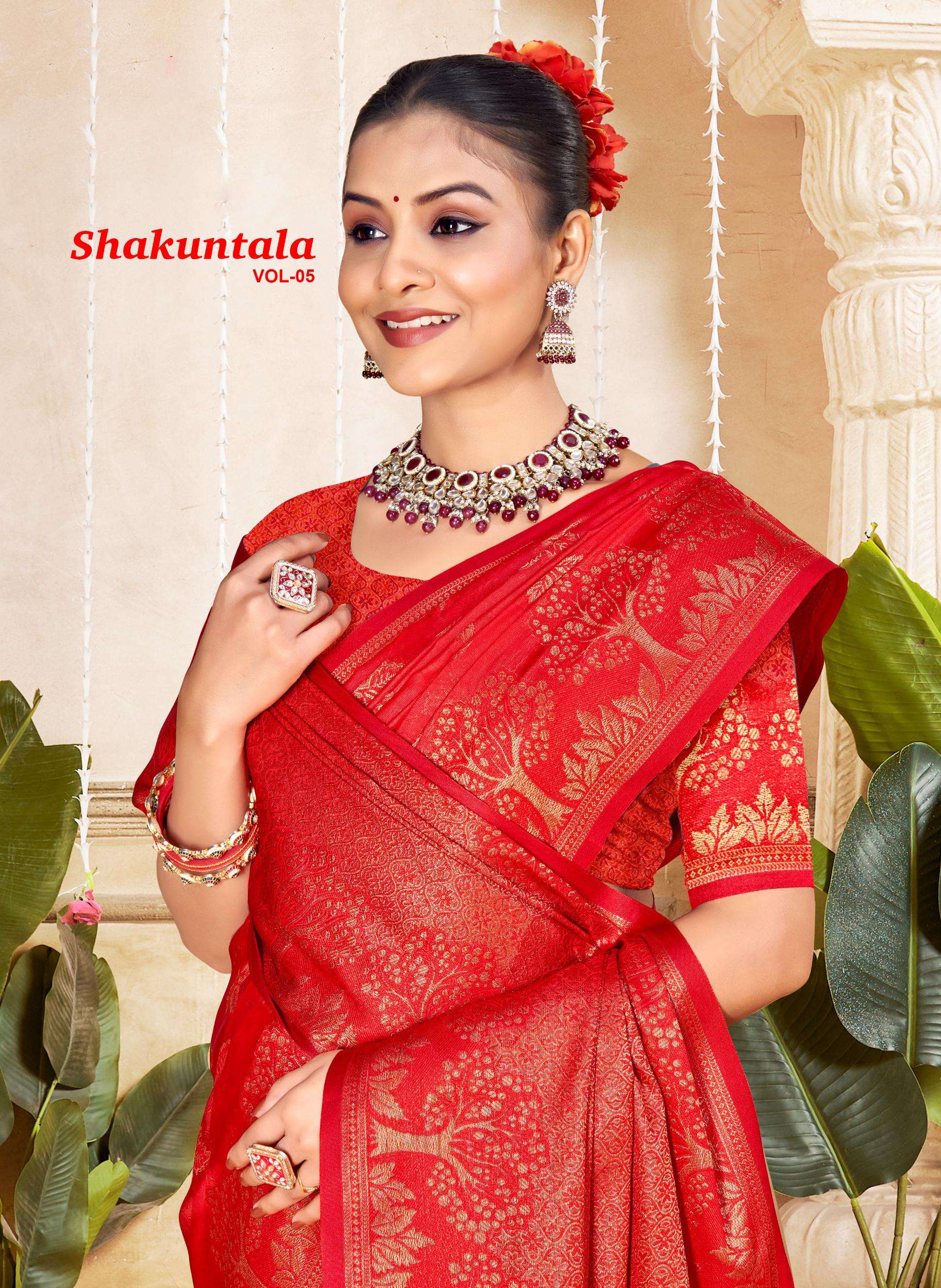 Shakuntala Vol-5 By Bunawat Traditional Wear New Designer Silk Sarees Collection