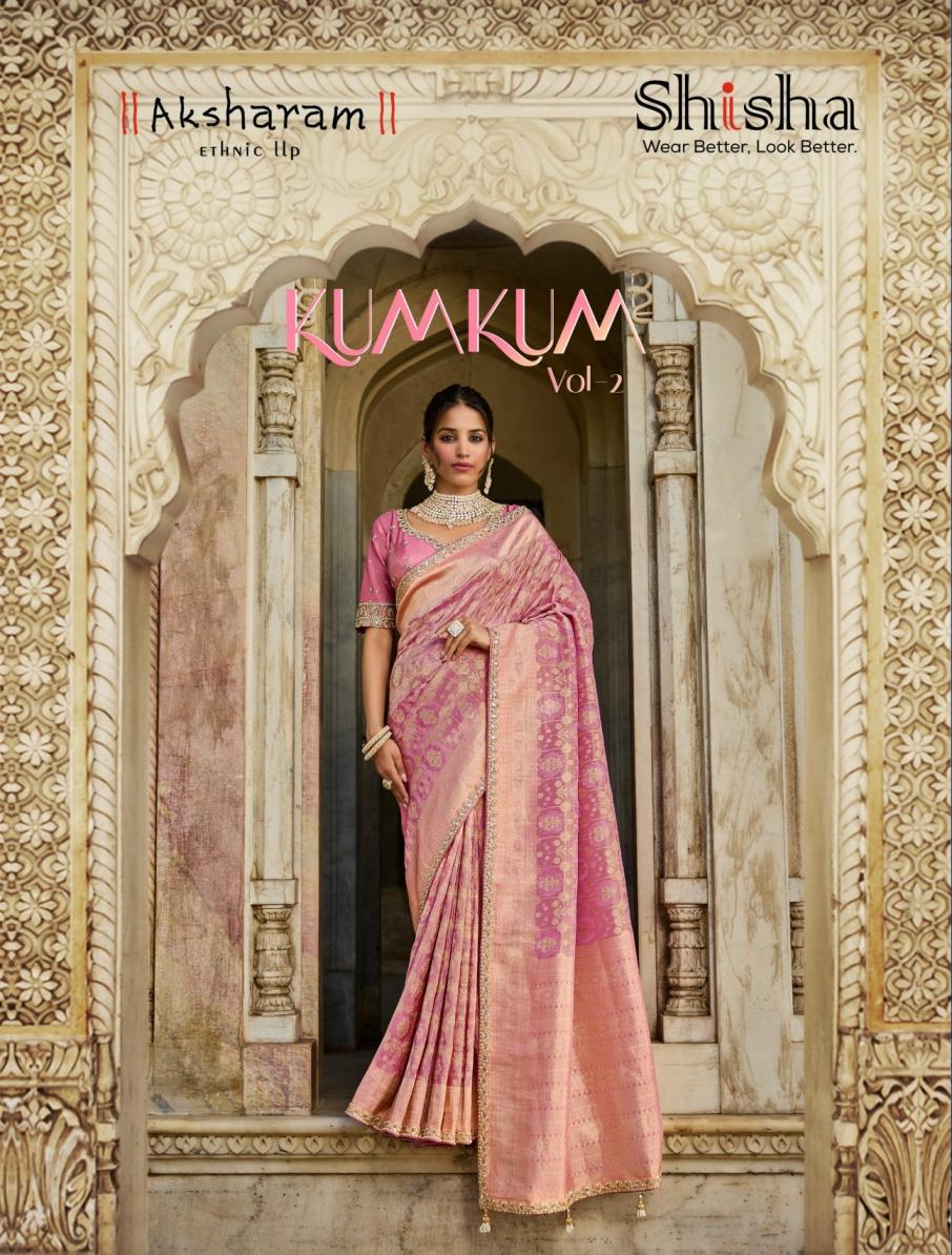 shisha by kum-kum vol 2 viscose tissue shop glamorous styles sarees 