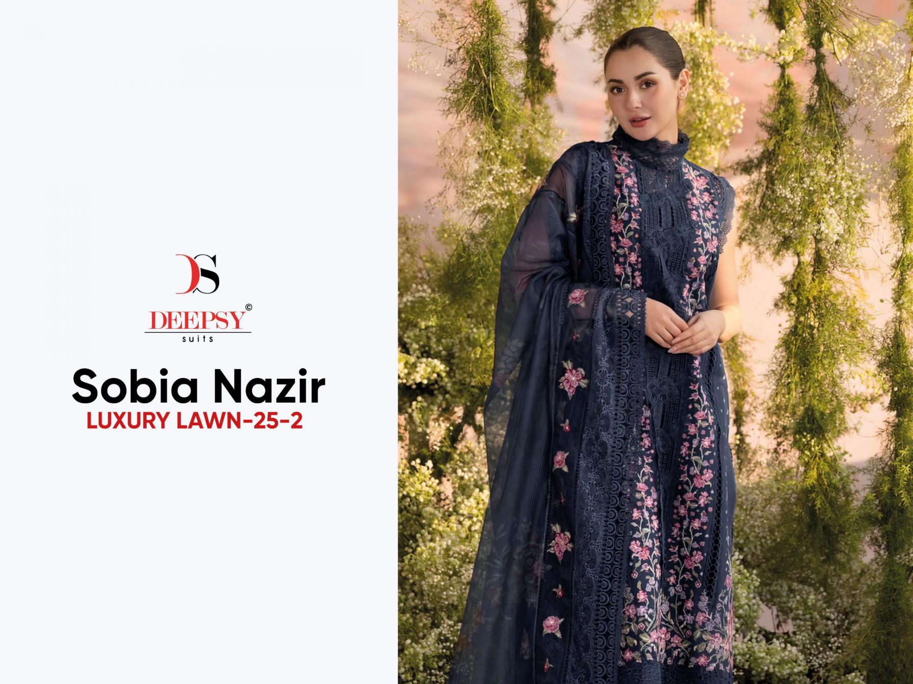 sobia nazir laxury lawn 25 vol 2 by deepsy suits cotton unstitch pakistani dress