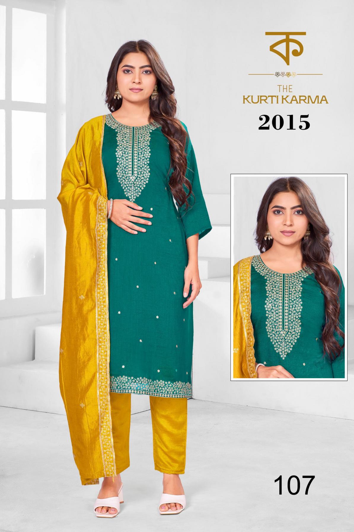 the kurti krama 2015 by the final touch r r fashion vichitra full stitch combo suits 