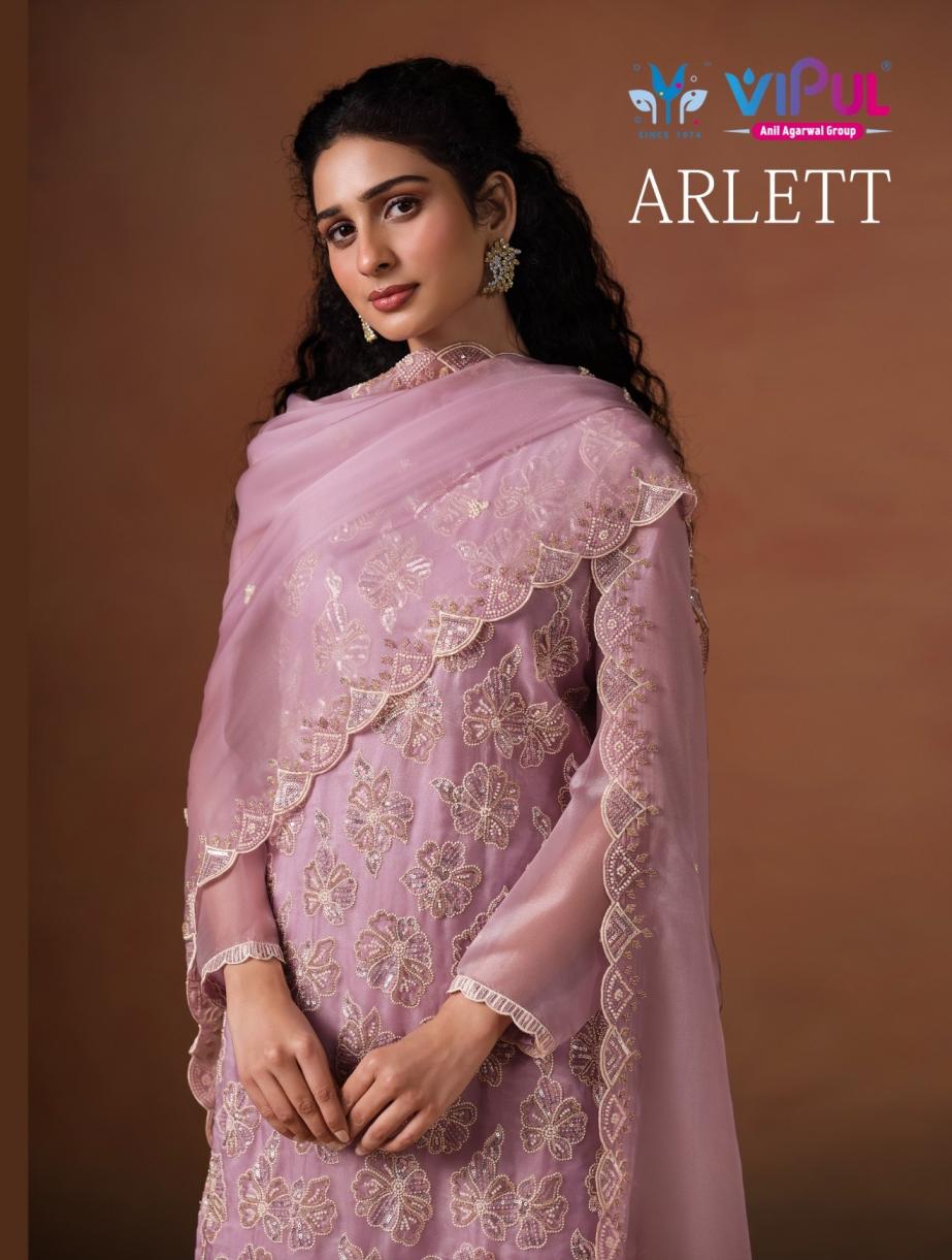 vipul fashion arlett lavender organza advanced functional materials