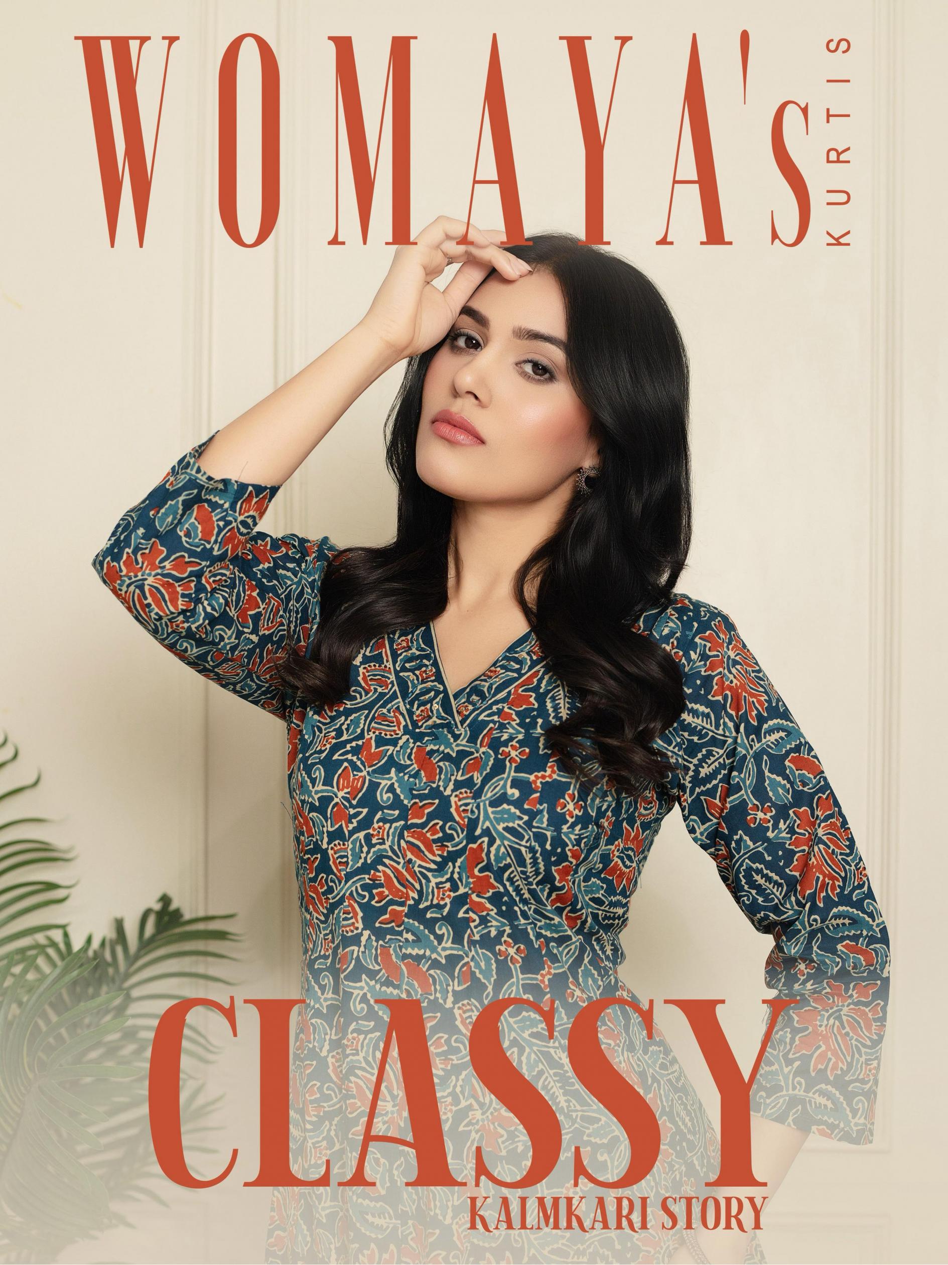 womayas classy kalmkari story cotton fully stitch elegance combo suits 
