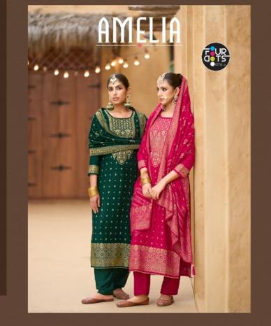 amelia by fourdots viscose pashmina jacquard winter dress material 