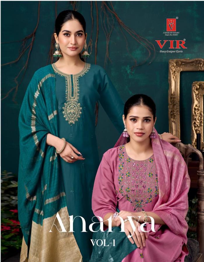 ananya vol 1 by vir roman readymade fancy salwar kameez sets 