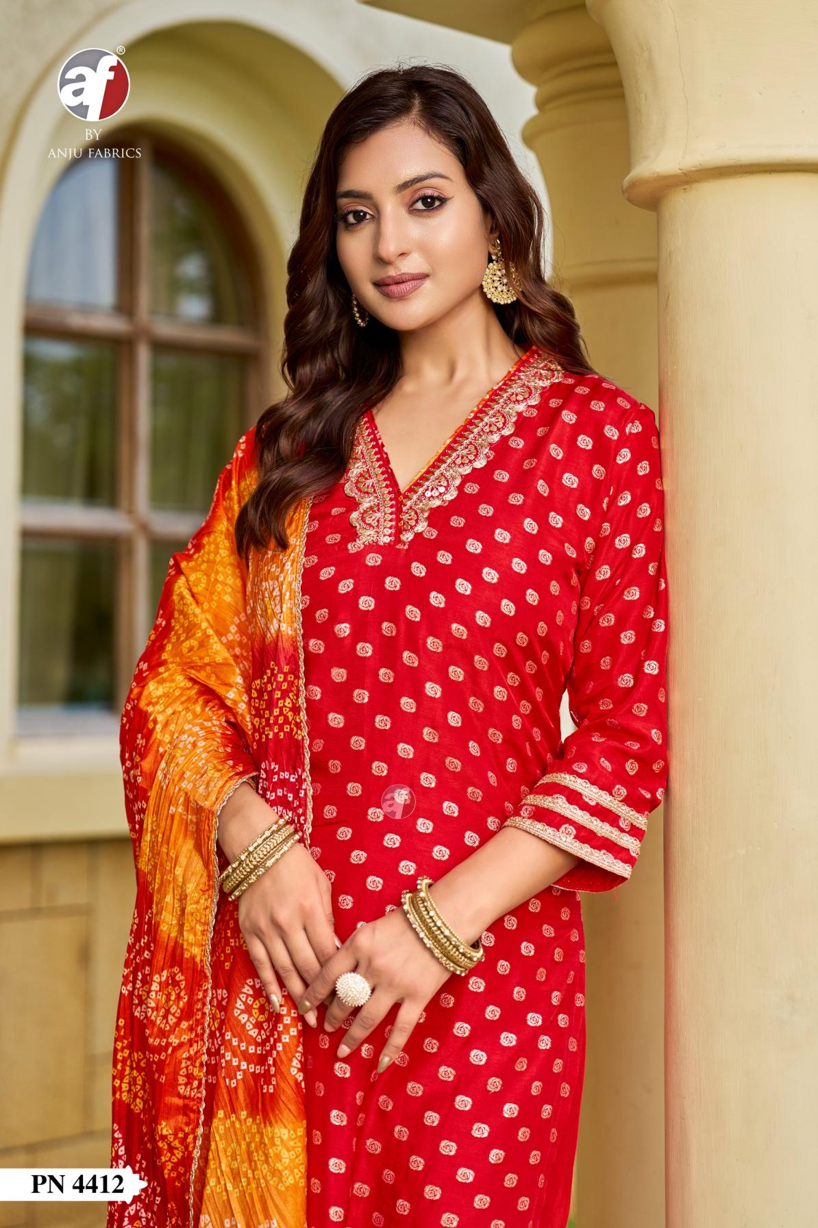 anju fab pn 4411-4413 russian silk fully stitch advanced functional suits 