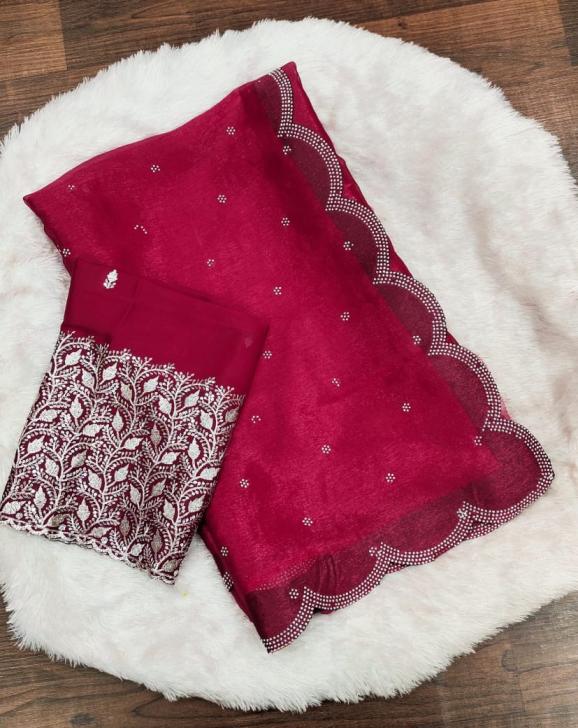 beautiful chiffon georgette hit design saree online