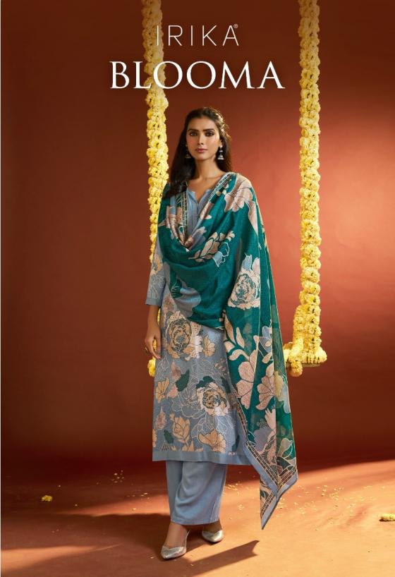 blooma by irika winter special viscose pashmina dress materials