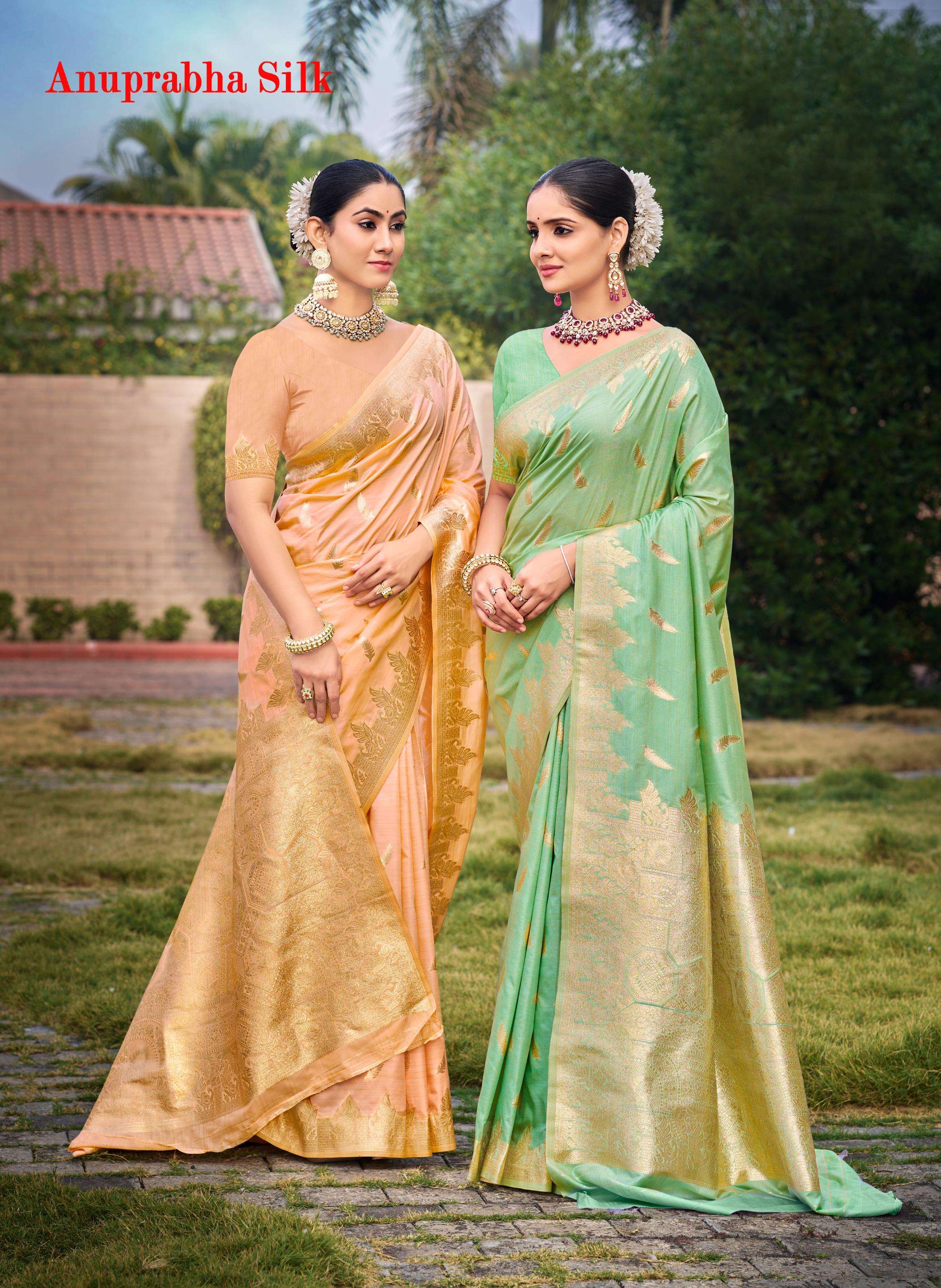 Bunawat  - Anuprabha Silk By Party Wear New Designer Silk Sarees Collection