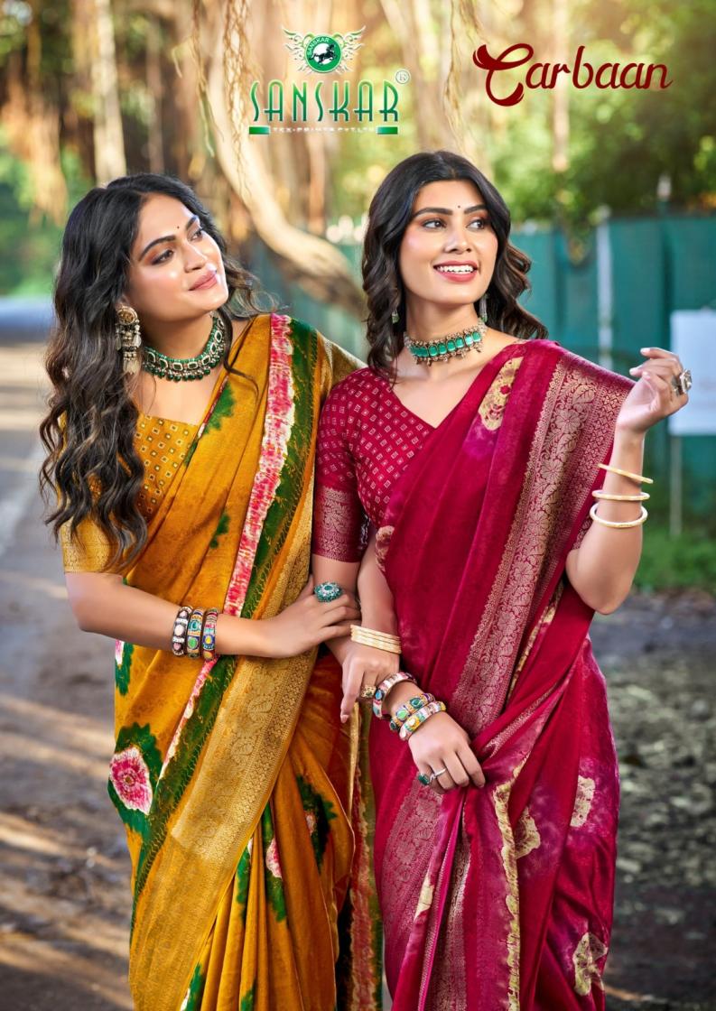 carbaan by sanskar tex prints massmalo womens indian sarees 