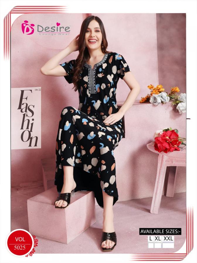 desire vol 5025 hit design hosiery full stitch nighty 