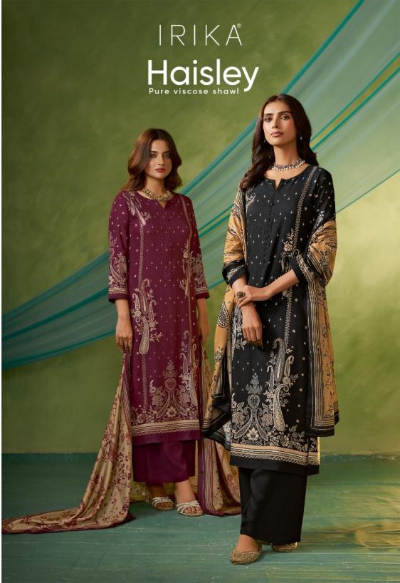 haisley by irika viscose pashmina winter designer suit for womens  