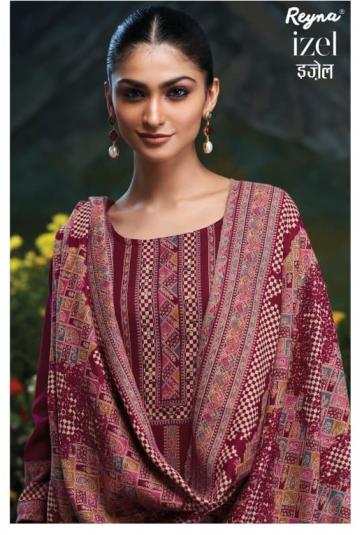 izel by reyna pashmina jacquard suit for womens online 