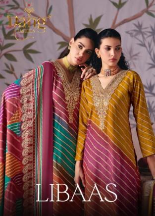 libaas by rang fashion pashmina shimmer modern winter suit 
