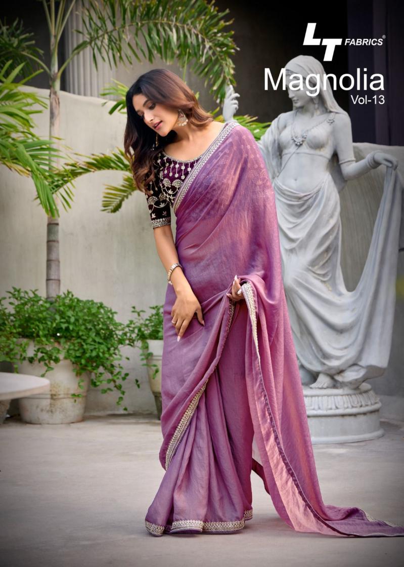 lt fashion magnolia vol 13 malai silk hit design sarees 