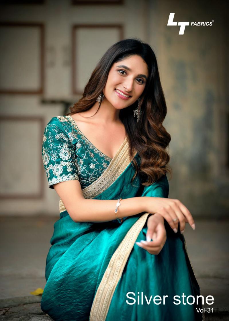 lt fashion silver stone vol 31 malai silk luxurious sarees for women