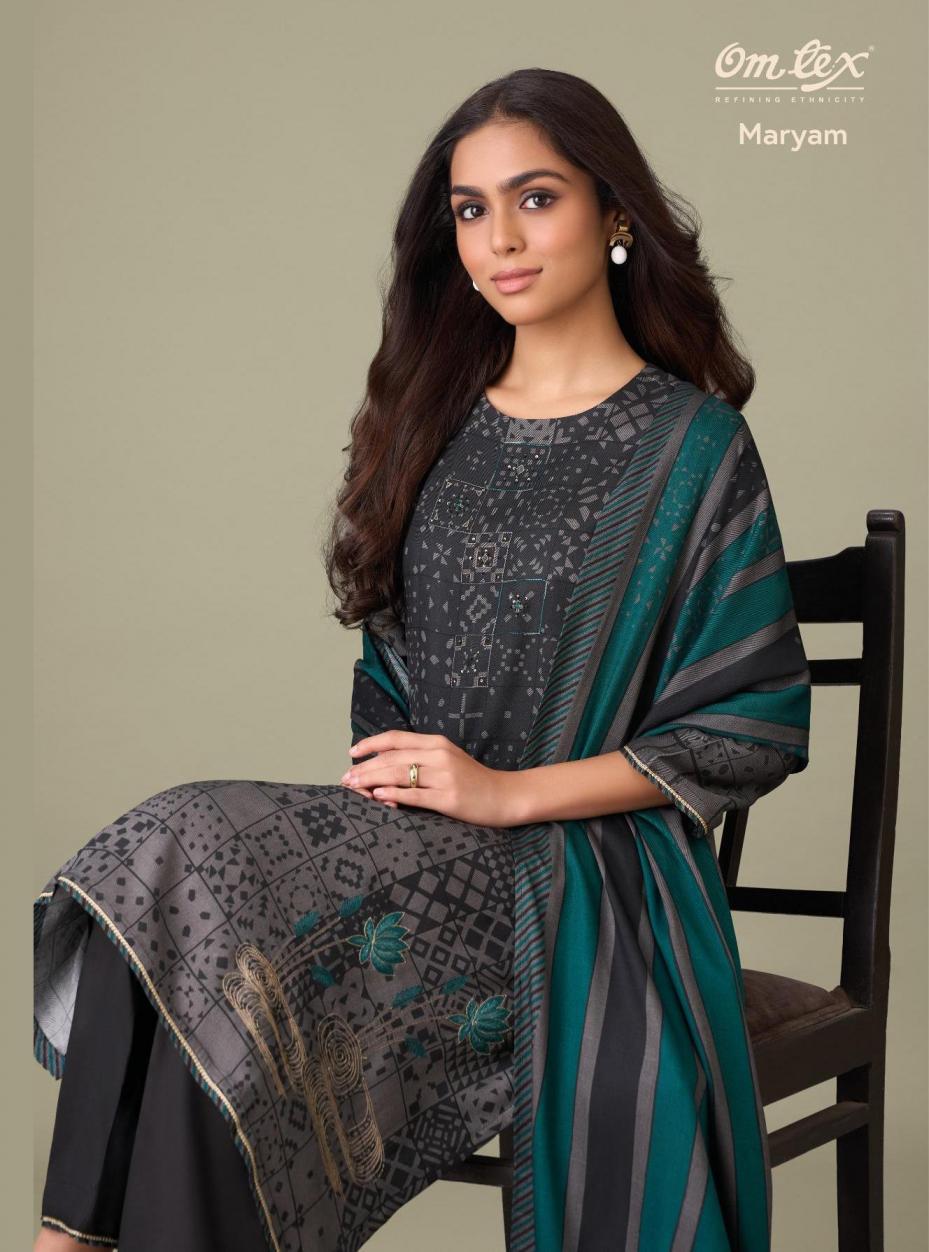 maryam by omtex cashmere pretty look 3pcs dress