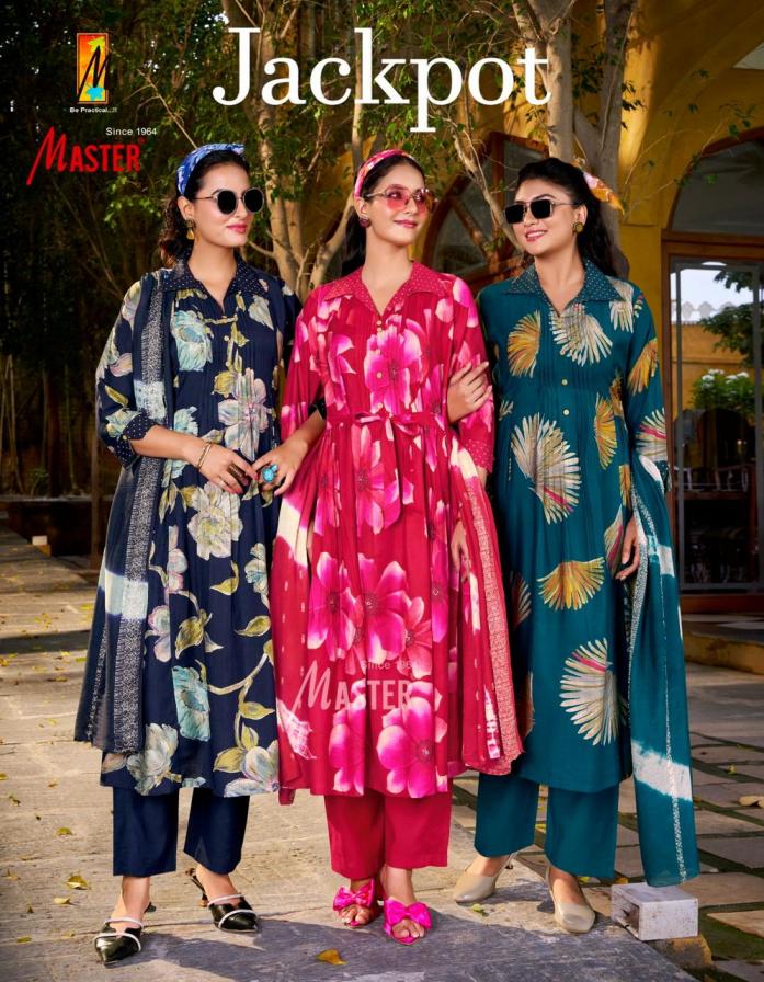 master jackpot vertican pretty look fully stitch suit for womens 