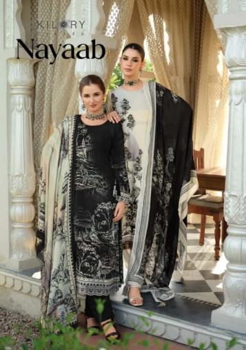 nayaab by kilory trends viscose pashmina fashionable 3pcs dress