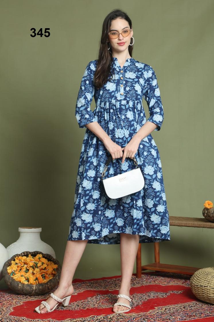 pure cotton shop trendy readymade long kurtis