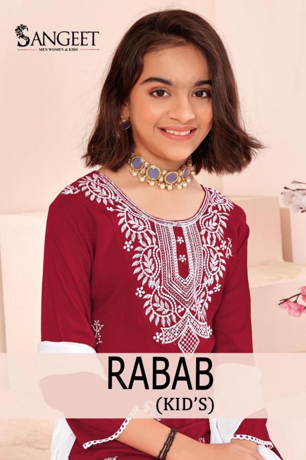 rabab vol 1 rayon readymade daily wear kids suit for womens
