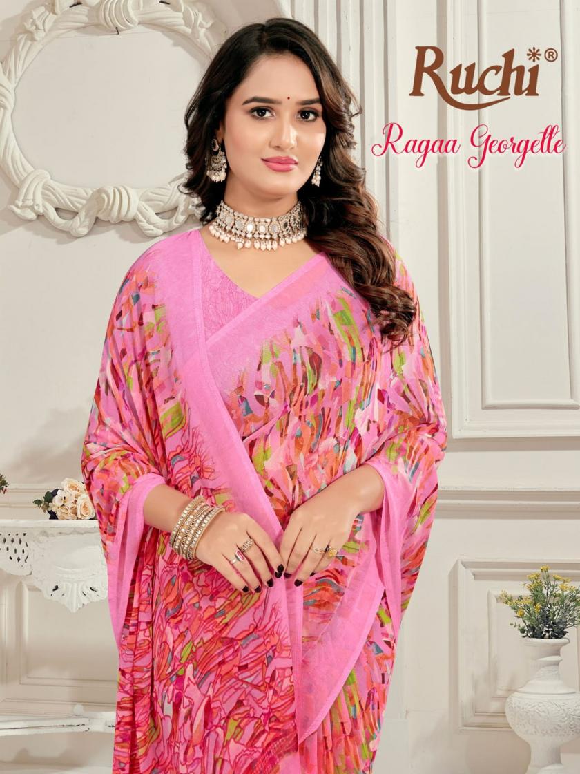 ruchi ragaa georgette vol 26 unique georgette saree for womens 