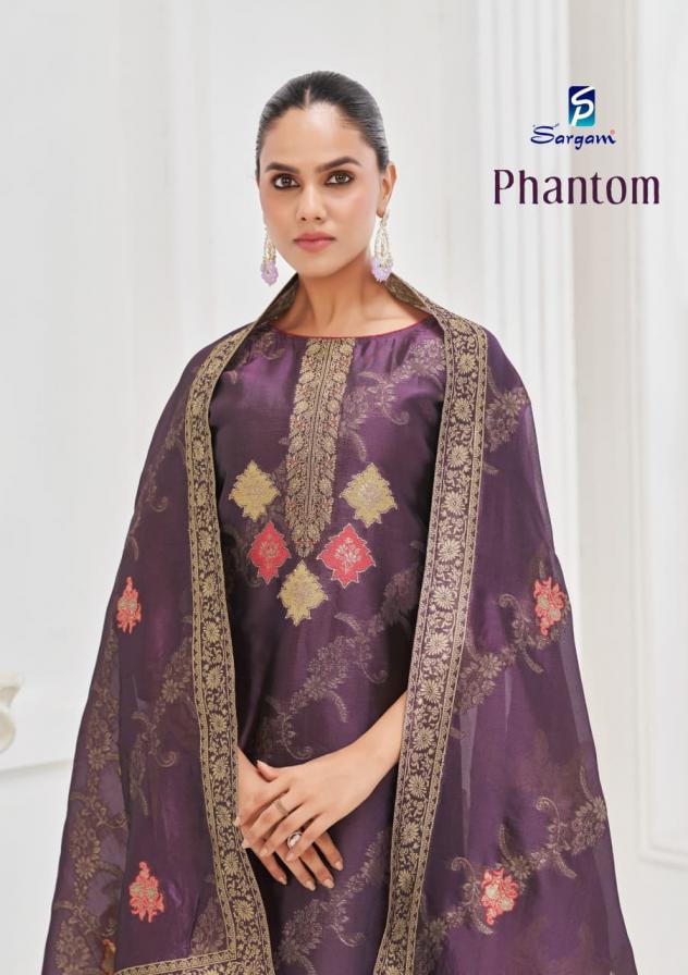 sargam prints phantom viscose woven silk elegance dress materials 
