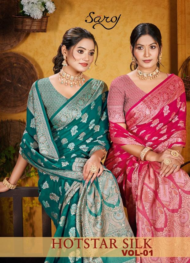 Saroj Hotstar silk vol.1 Georgette silk saree