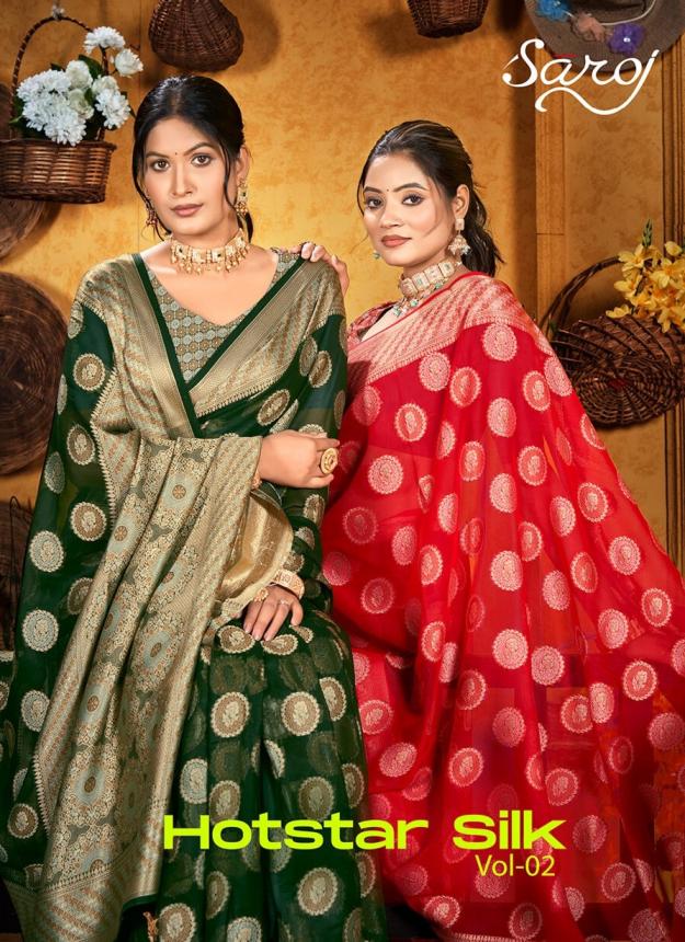 Saroj Hotstar silk vol.2 Georgette silk saree