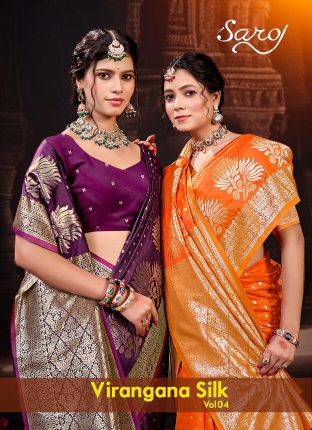 Saroj Virangana silk vol.4 50*600 silk saree