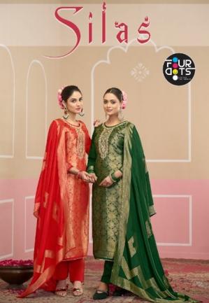 silas by fourdots amazing viscose ho silk jacquard dress materials 