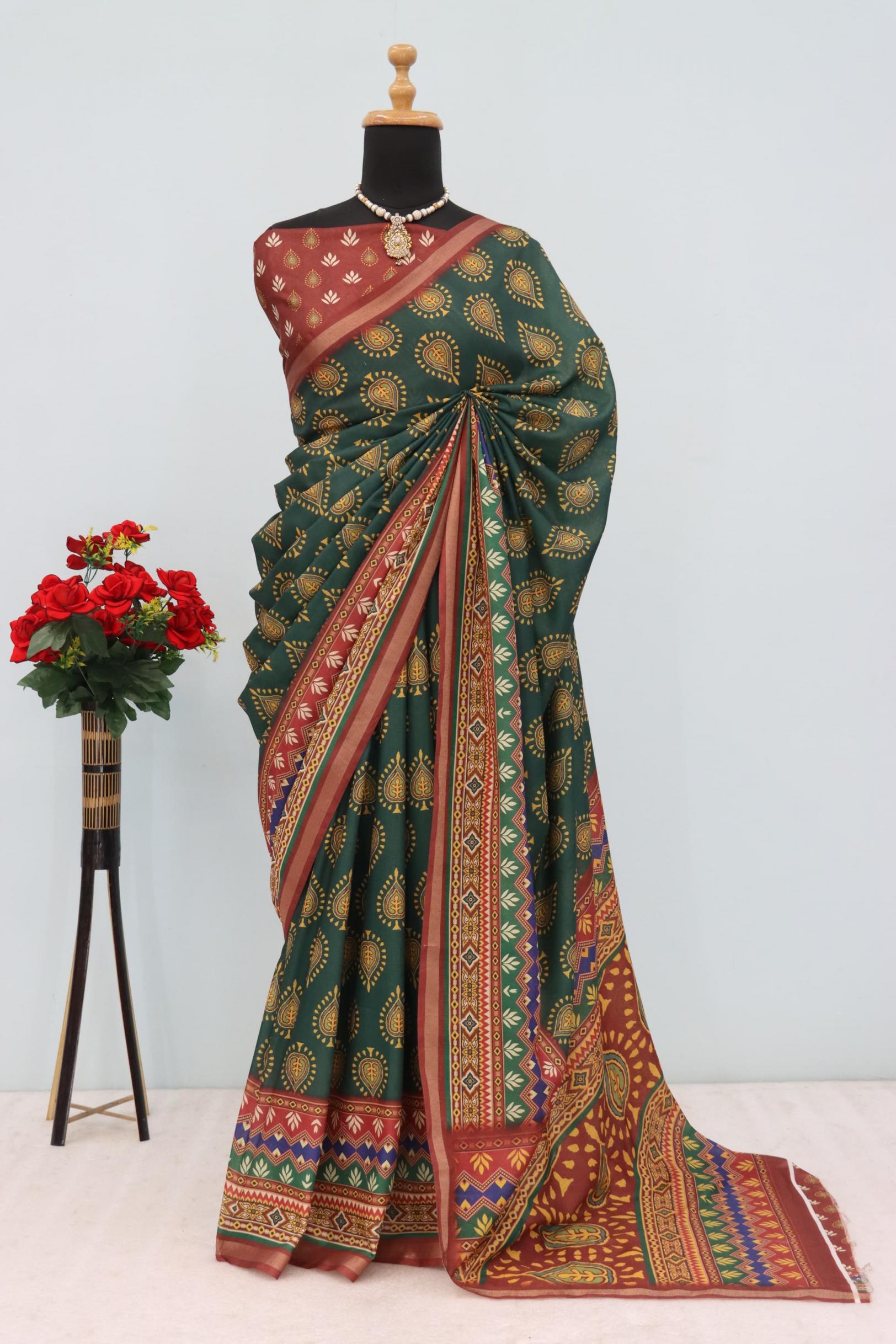 tisha soft & smooth cotton gorgeous look sarees