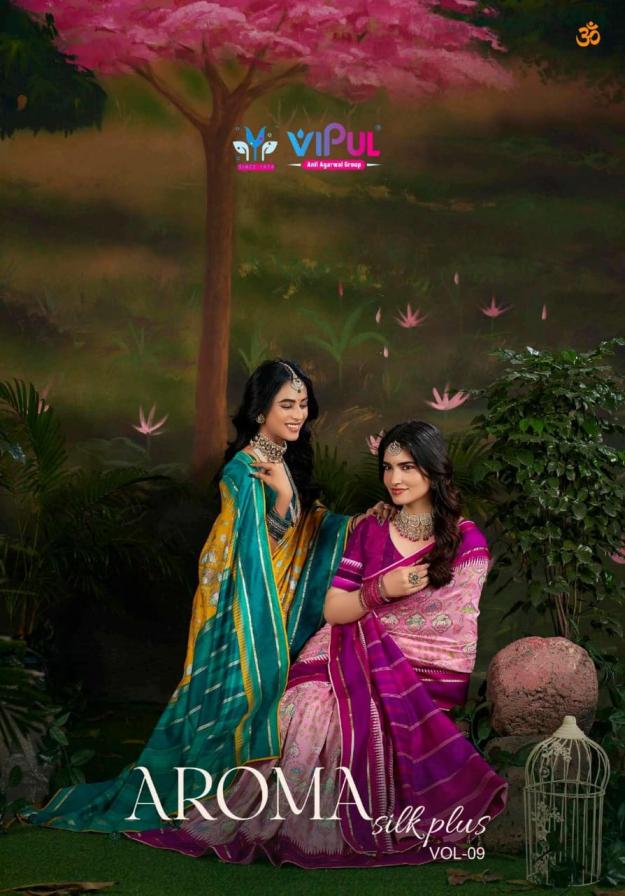vipul aroma silk plus 920d dola silk best saree wholesale price in surat