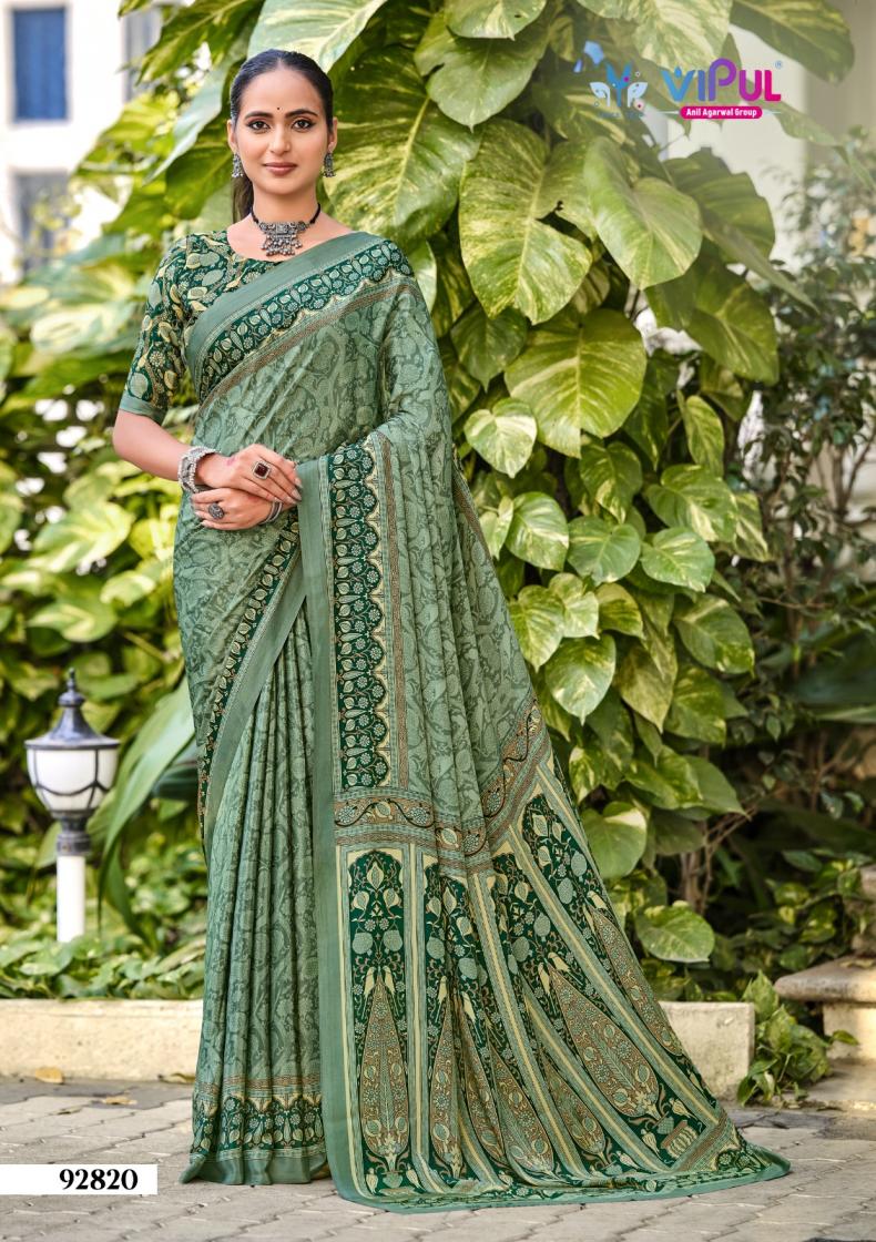 vipul heritage vol 13 crepe silk modern saree for womens  