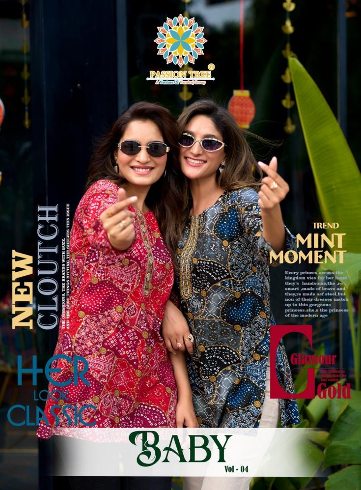 baby vol 4 by passion tree rayon readymade classic big size tops for girls 