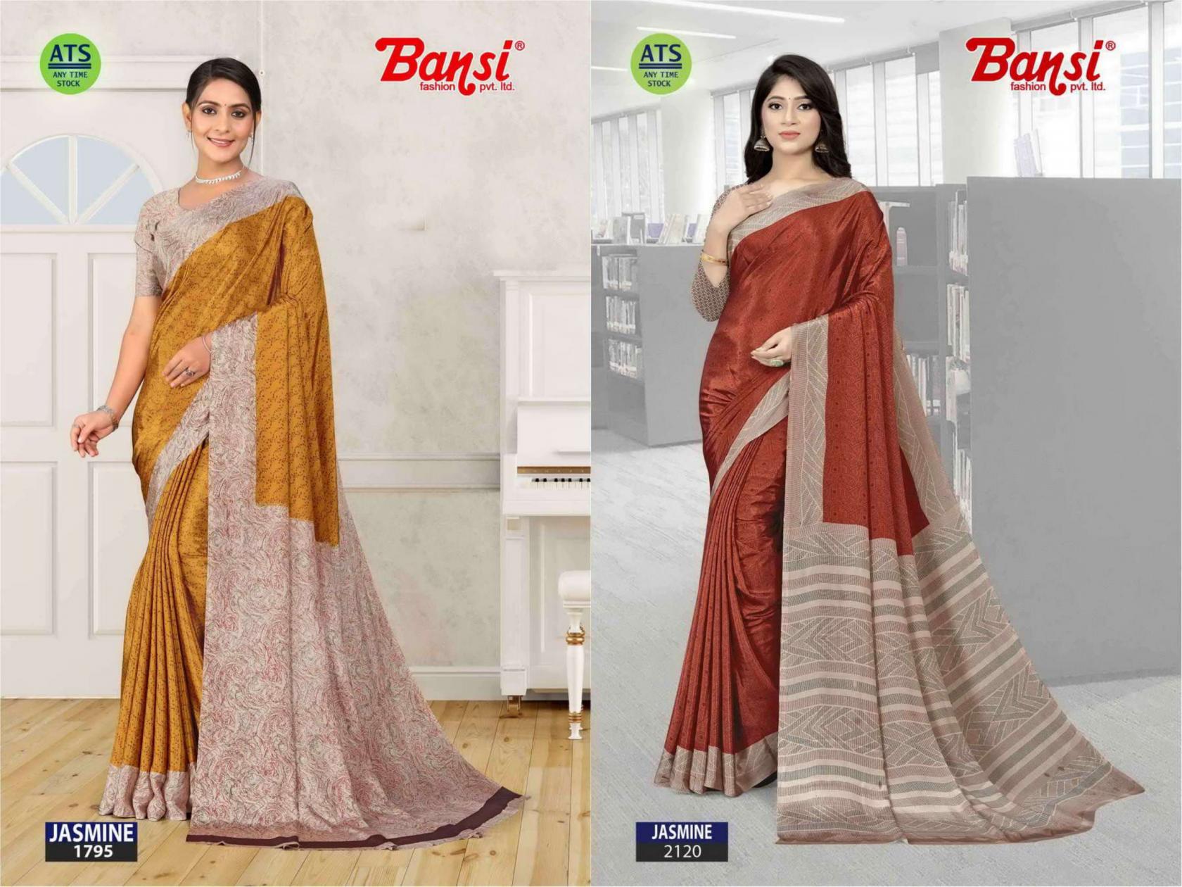 bansi jasmine turkey shop trendy saree for womens 