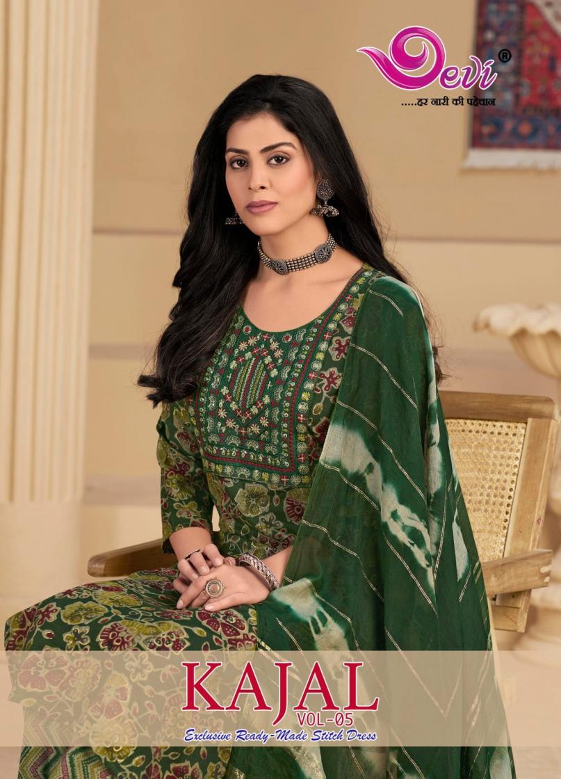 devi kajal vol 5 rayon capsule full stitch unique salwar kameez sets 