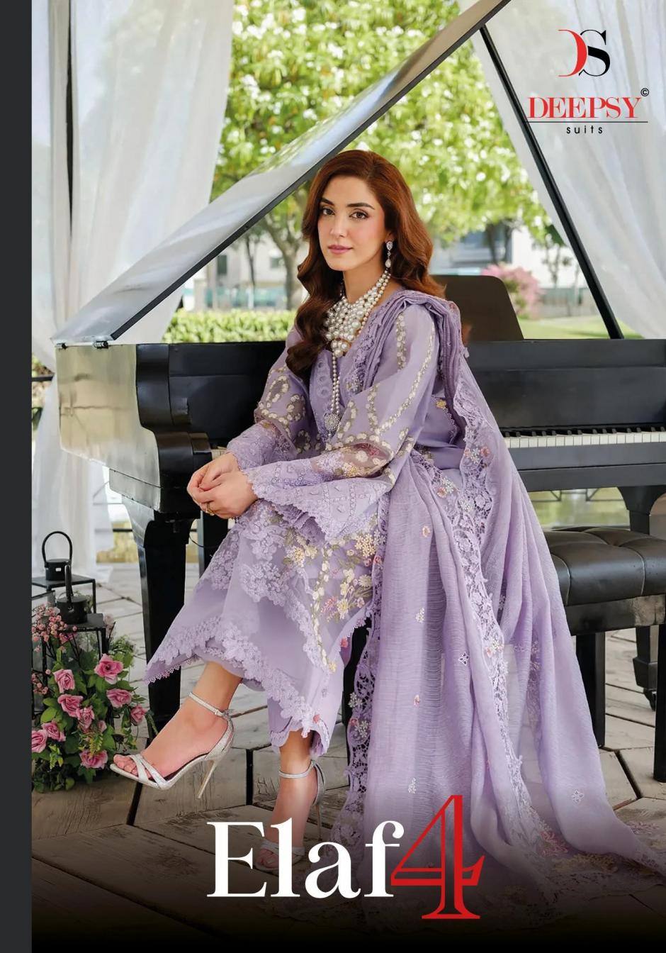 elaf vol 4 by deepsy suits cotton unique colours unstitch pakistani suits  