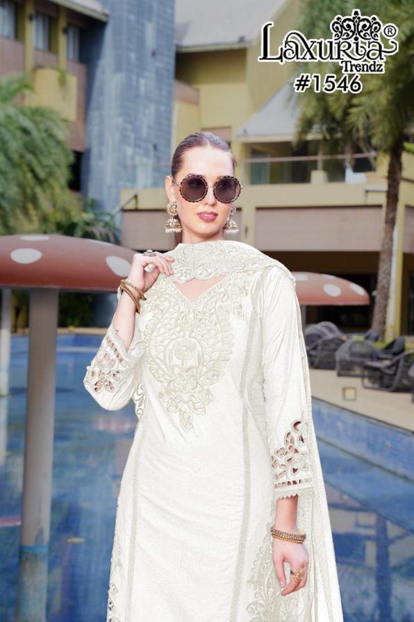 laxuria trendz 1546 camric hit design readymade pakistani suits 