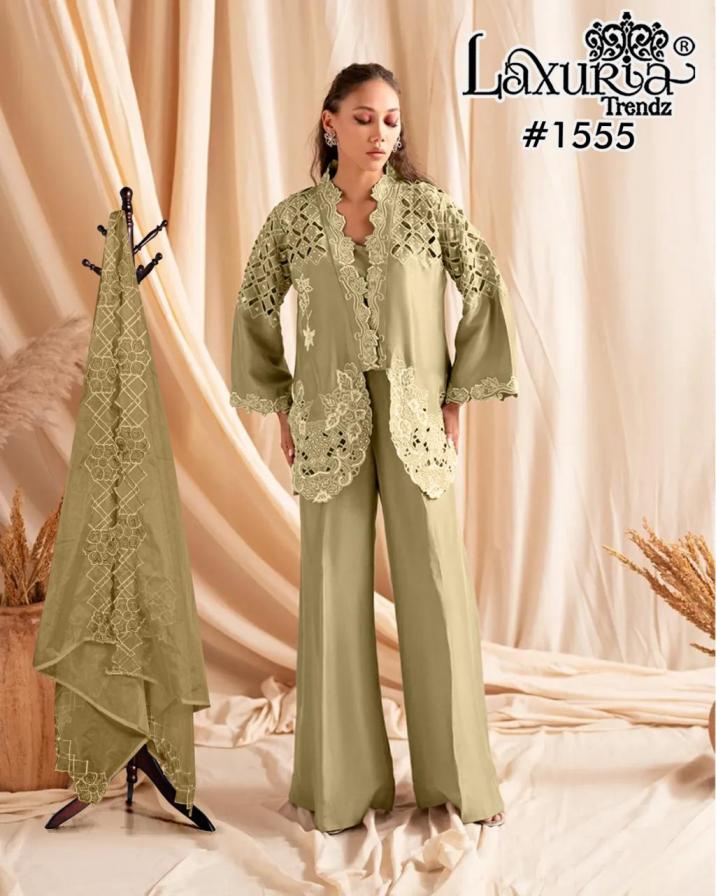 laxuria trendz 1555 roman simmer readymade classic pakistani 3pcs dress 