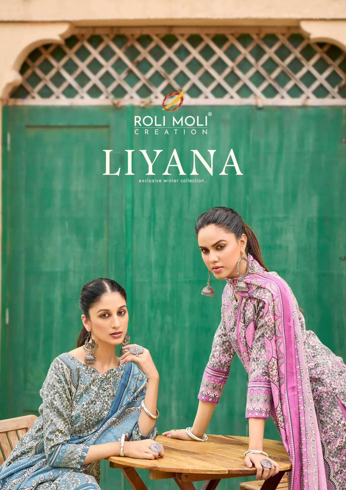 liyana part 2 by roli moli creation pashmina amazing suit for womens 