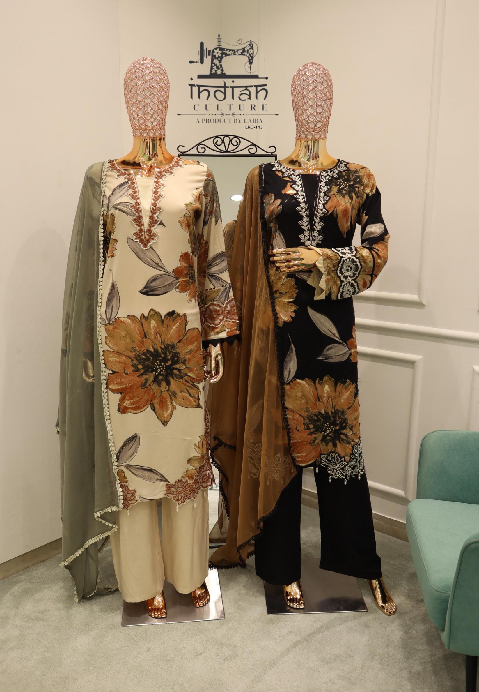 lrc 143 by indian culture lawn readymade combo set pakistani dress