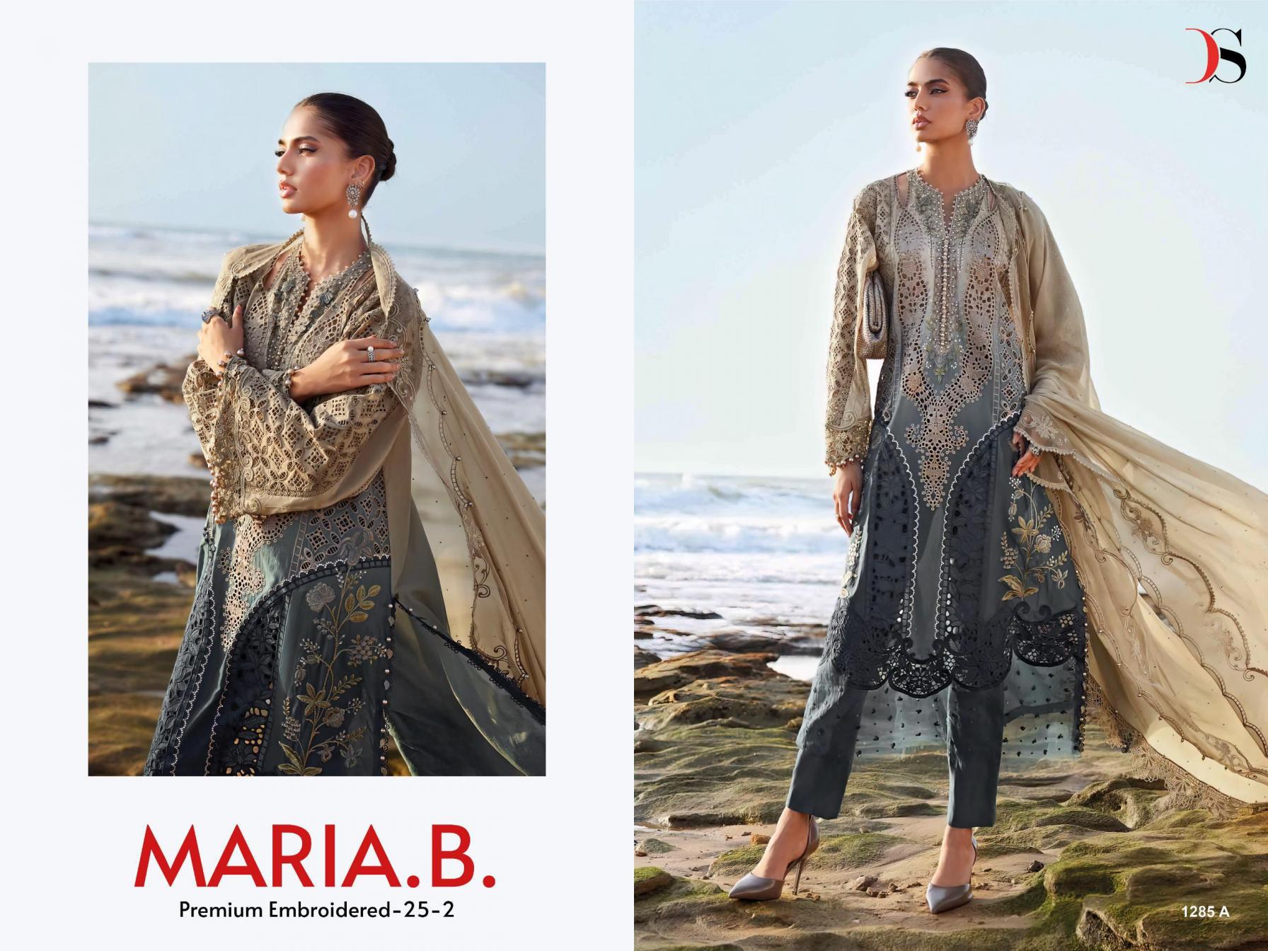 maria b premium embroidered 25 vol 2 deepsy suits cotton pakistani dress materials 