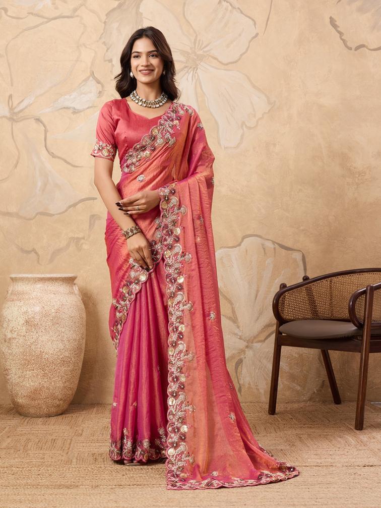navyasha vol 1 traditional frendy chiffon saree at best rates 